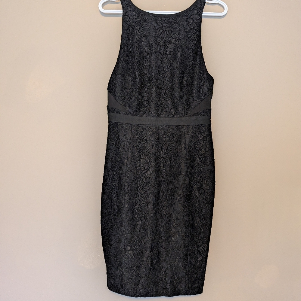 Guess Black Lace Dress